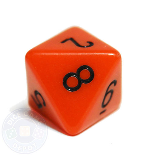 Picture of 8 SIDED DICE BROWN